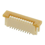 Molex, Easy-On, 52610 1mm Pitch 10 Way Vertical Female FPC Connector, Solder