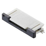 Molex, 52435 0.5mm Pitch 22 Way Right Angle Female FPC Connector, ZIF
