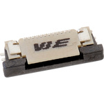 Wurth Elektronik, WR-FPC 0.5mm Pitch 22 Way Horizontal Receptacle FPC Connector, ZIF Top Contact