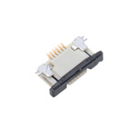 Molex, Easy-On, 52745 0.5mm Pitch 6 Way Right Angle Female FPC Connector, ZIF Top Contact