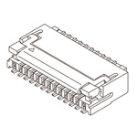 Molex, Easy-On, 54548 0.3mm Pitch 39 Way Right Angle Female FPC Connector, ZIF Bottom Contact