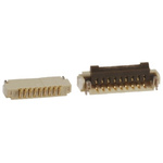 Hirose, FH33 0.5mm Pitch 9 Way Right Angle Female FPC Connector, ZIF Bottom Contact