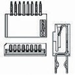 TE Connectivity, FPC 1mm Pitch 12 Way Straight Female FPC Connector, Vertical Contact