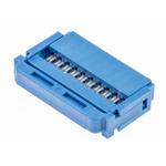 TE Connectivity 20-Way IDC Connector Socket for Cable Mount, 2-Row