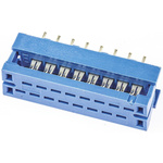 TE Connectivity 16-Way IDC Connector Plug for Cable Mount, 2-Row