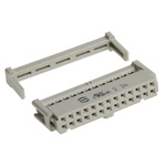 HARTING 26-Way IDC Connector Socket for Cable Mount, 2-Row