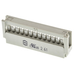 Harting 26-Way IDC Connector Socket for Cable Mount, 2-Row