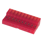 TE Connectivity 10-Way IDC Connector Socket for Cable Mount, 1-Row