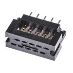TE Connectivity 10-Way IDC Connector Plug for Cable Mount, 2-Row