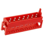 TE Connectivity 14-Way IDC Connector Plug for Cable Mount, 2-Row