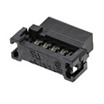 TE Connectivity 10-Way IDC Connector Socket for Cable Mount, 2-Row