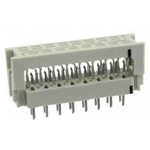 TE Connectivity 16-Way IDC Connector Plug for Cable Mount, 2-Row