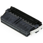 TE Connectivity 40-Way IDC Connector Socket for Cable Mount, 2-Row