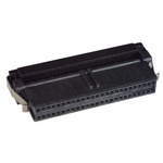 TE Connectivity 50-Way IDC Connector Socket for Cable Mount, 2-Row