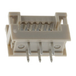 HARTING 6-Way IDC Connector Plug for  Through Hole Mount, 2-Row