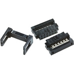 Amphenol FCI 12-Way IDC Connector Socket for Cable Mount, 2-Row