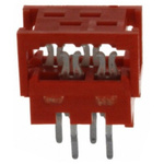 TE Connectivity 4-Way IDC Connector Plug for Cable Mount, 2-Row