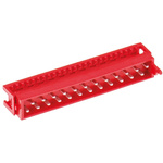 TE Connectivity 24-Way IDC Connector Plug for Cable Mount, 2-Row