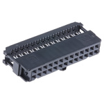 TE Connectivity 26-Way IDC Connector Socket for Cable Mount, 2-Row