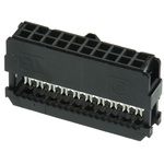 TE Connectivity 20-Way IDC Connector Socket for Cable Mount, 2-Row