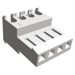 TE Connectivity 4-Way IDC Connector Socket for Cable Mount, 1-Row