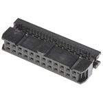 Amphenol ICC 24-Way IDC Connector Socket for Cable Mount, 2-Row