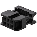 Amphenol ICC 6-Way IDC Connector Socket for Cable Mount, 2-Row