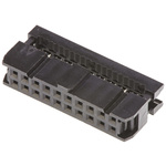 Amphenol 20-Way IDC Connector Socket for Cable Mount, 2-Row