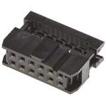 Amphenol ICC 12-Way IDC Connector Socket for Cable Mount, 2-Row