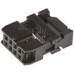 Amphenol ICC 8-Way IDC Connector Socket for Cable Mount, 2-Row