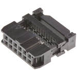 Amphenol ICC 12-Way IDC Connector Socket for Cable Mount, 2-Row