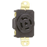 PASS & SEYMOUR 1 Gang Plug Socket, 20A, NEMA L2120