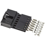 TE Connectivity 6-Way IDC Connector Plug for Cable Mount, 1-Row
