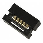 Amphenol Communications Solutions 10-Way IDC Connector Socket for Cable Mount, 2-Row