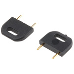 HARWIN Shorting Link Male Straight Black Closed Top 2 Way 1 Row 10.16mm Pitch