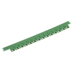 TE Connectivity, AMPMODU Mod IV Shunt Female Straight Green Open Top 2 Way 1 Row 2.54mm Pitch