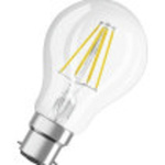 Osram B22 LED GLS Bulb 4 W(40W), 2700K, Warm White, Classic Bulb shape