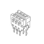 Molex 6-Way IDC Connector Socket for  Through Hole Mount, 2-Row