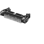 Omron 64-Way Connector Plug for  Through Hole Mount, 2-Row