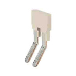 RS PRO Jumper Male Straight Beige Jumper Link 2 Way 1 Row 6.1mm Pitch
