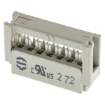 Harting 14-Way IDC Connector Socket for Cable Mount, 2-Row