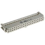HARTING 40-Way IDC Connector Socket for Cable Mount, 2-Row