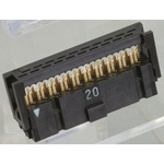 JAE 40-Way IDC Connector Socket for Cable Mount, 2-Row