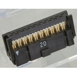 JAE 40-Way IDC Connector Socket for Cable Mount, 2-Row