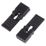 ASSMANN WSW Jumper Female Straight Black Closed Top, Handle Pull 2 Way 1 Row 2.54mm Pitch