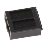 TE Connectivity, AMPMODU NOVO Shunt Female Straight Black Open Top 2 Way 1 Row 2.54mm Pitch