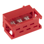 TE Connectivity 6-Way IDC Connector Plug for Cable Mount, 2-Row