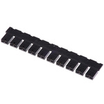 TE Connectivity, AMPMODU Shunt Female Straight Black Open Top 2 Way 1 Row 2.54mm Pitch
