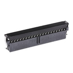 TE Connectivity 80-Way IDC Connector Socket for Cable Mount, 2-Row