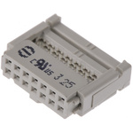 HARTING 14-Way IDC Connector Socket for Cable Mount, 2-Row
